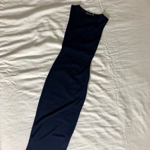Dark blue maxi dress